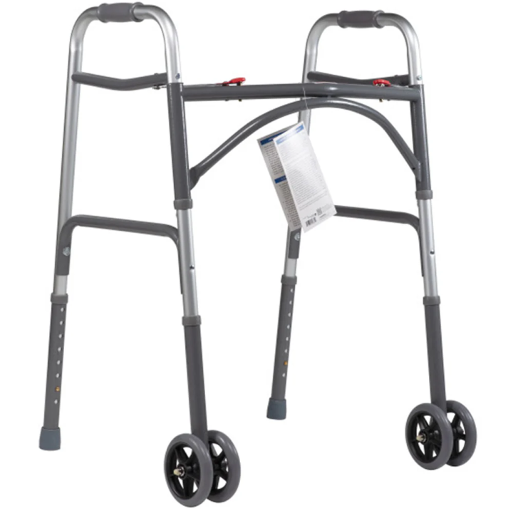 Dynarex Bariatric Walker with 5" Wheels