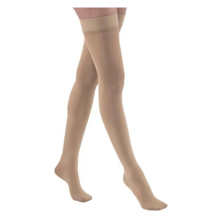 JOBST Relief Thigh High Closed Toe Silicone Compression Stockings - Class 20-30