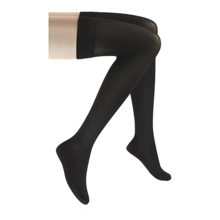 JOBST Opaque Thigh High 15-20 mmHg Compression Stockings with Dot & Closed Toe